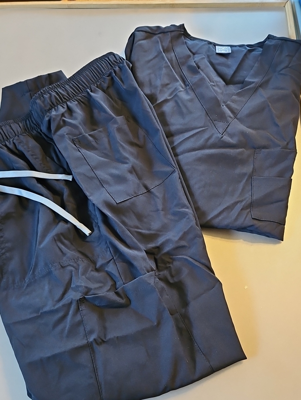 Unbranded Womens Black Scrub Set - Size XL